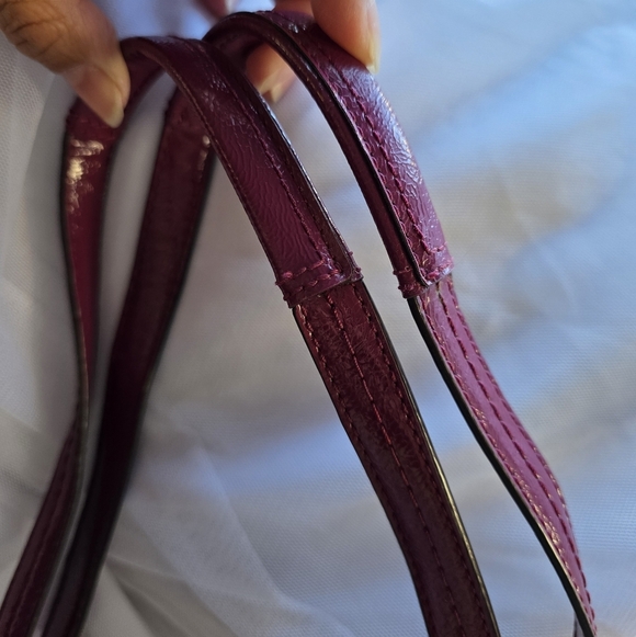 Coach Tan and Red Signature Tote Bag - Picture 6 of 16